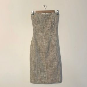 Newport News Tweed Strapless Dress